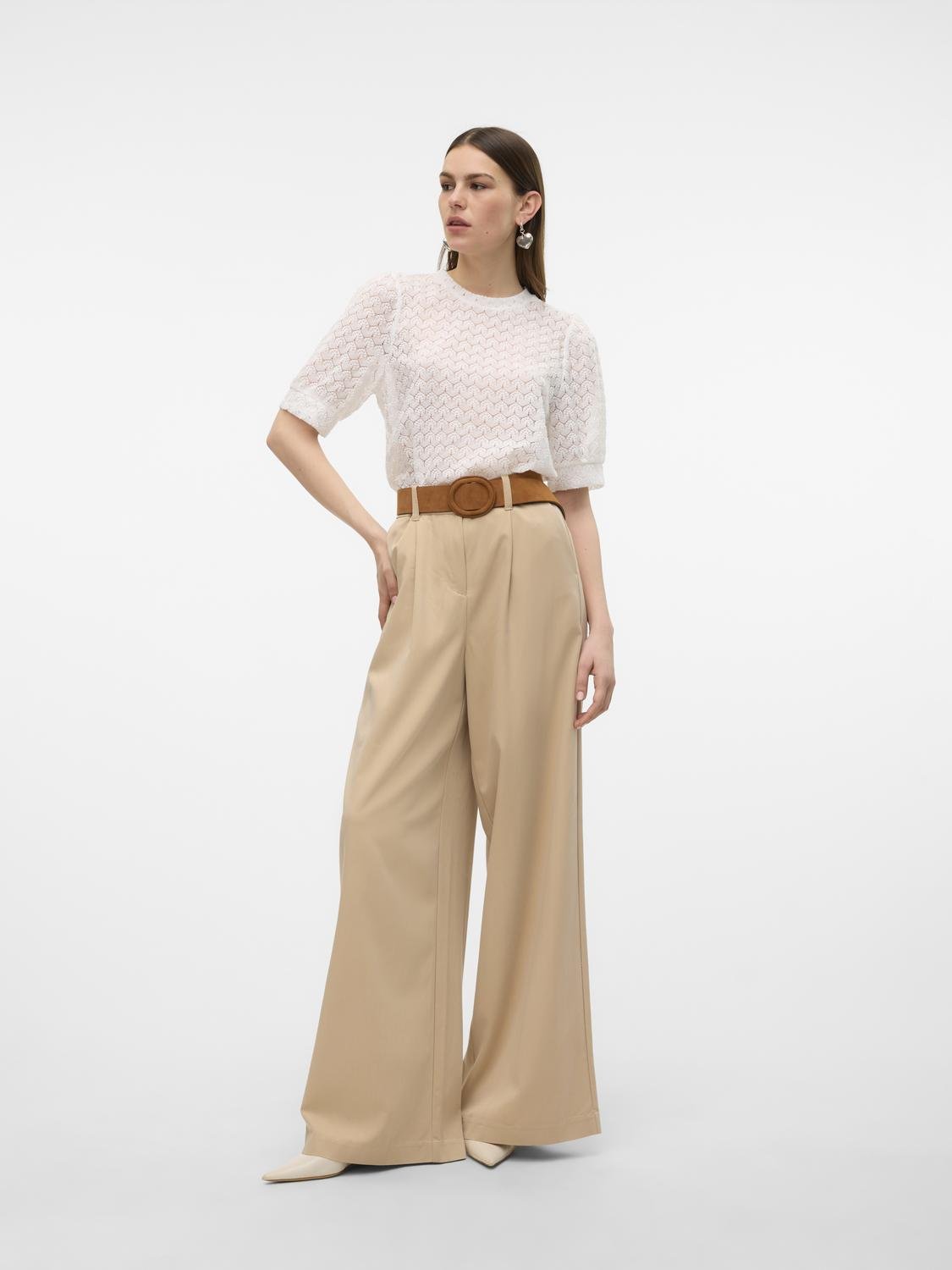 VMBECCA Top - Snow White - VERO MODA & VILA Bergvik